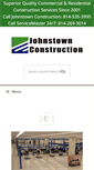 Mobile Screenshot of johnstownconstruction.com